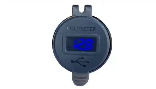 Paneeliasennus USB-laturi volttimittari