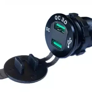Paneeliasennus USB-laturi volttimittari