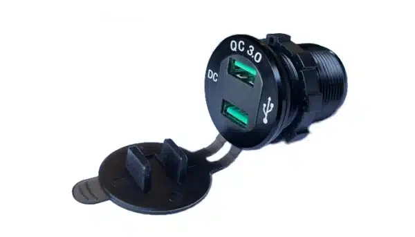 Paneeliasennus USB-laturi volttimittari