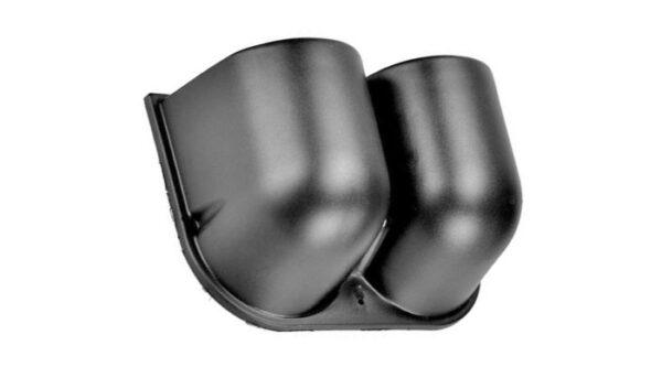 Mittarikotelo 2:lle 52mm mittarille musta muovinen - Image 2