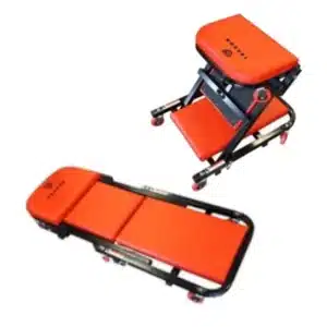 Asentajanalusta ja -istuin