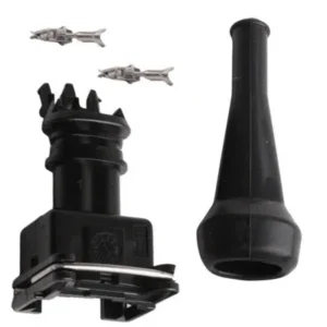 Pistoke 2-napainen suojakumilla (esim webastot ja kiertovesipumput)