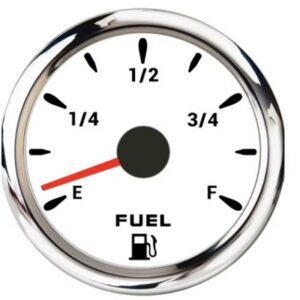 polttoainemittari valkoinen