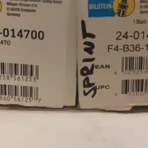 Mb 124 w/c/a ja w201 takaiskunvaimennin vas+oik #405