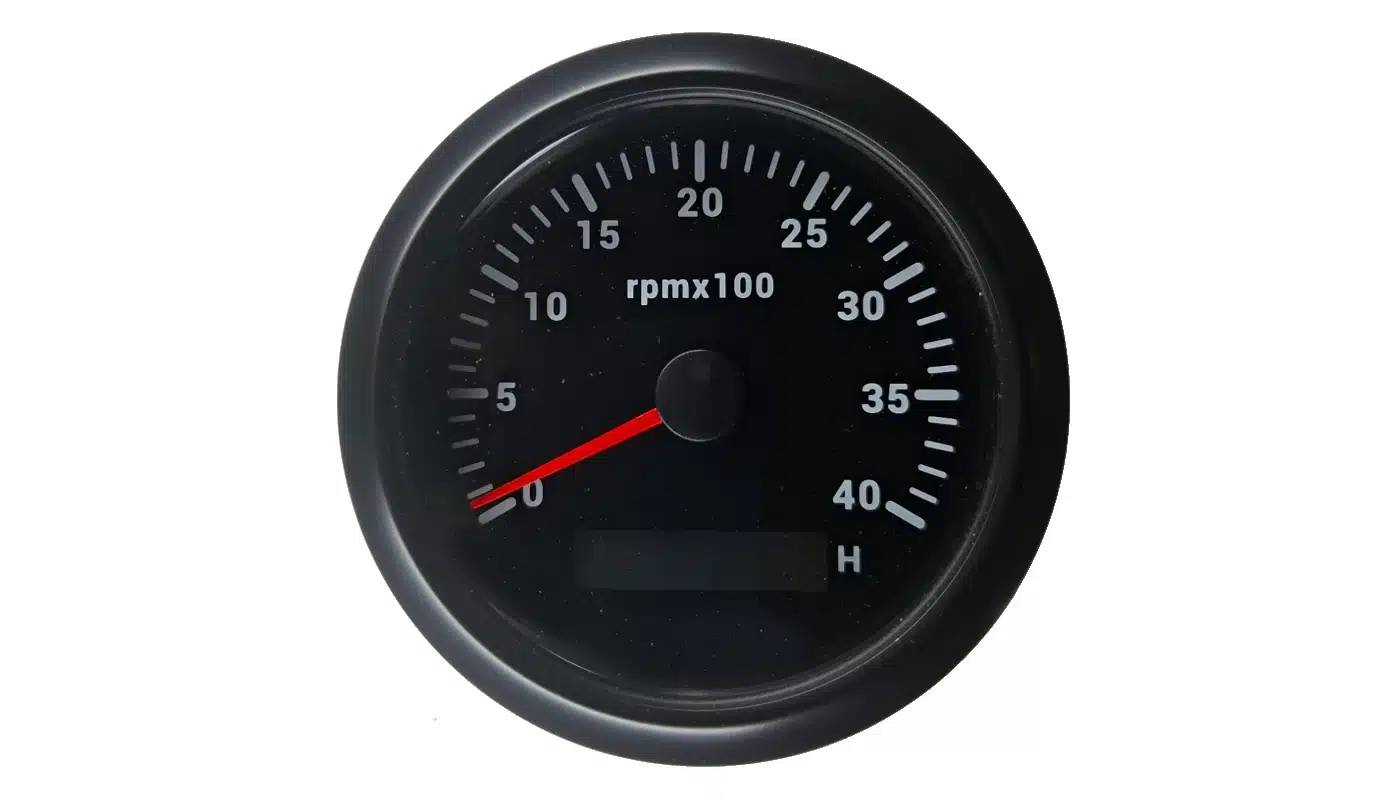 Kierroslukumittari, 0-4000rpm, Ø 85mm, vesitiivis